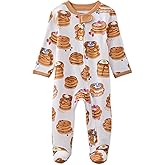 Butterblu baby-boys Scout Sleep & Play 100% Organic Cotton Footed Zip Front Sleeper Pajamas for Baby Boys