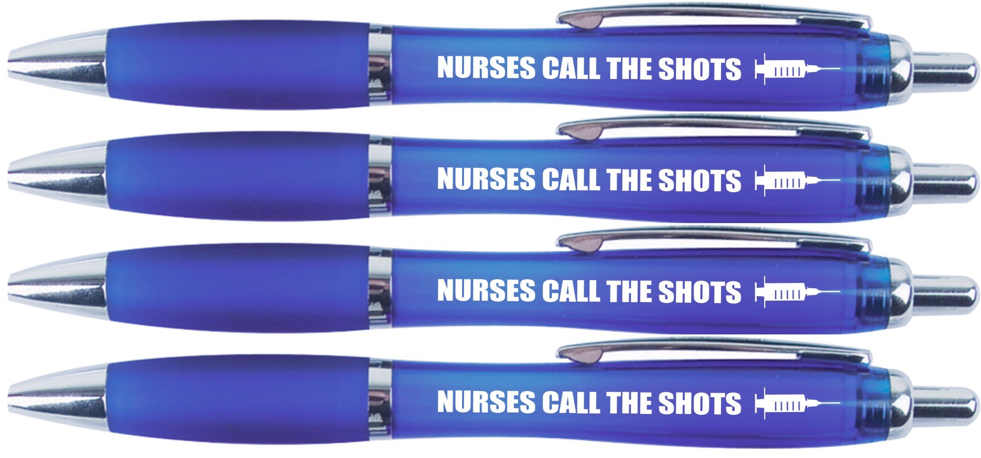 printedproductsNURSE'S CALL THE SHOTS, 4 FUN PENS FOR NURSES