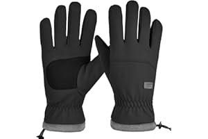 Gopaice Winter Gloves for Men Women Waterproof Thermal Windproof,TouchScreen for Running,Cycling,Skiing,Snowboarding,Driving in Cold Weather