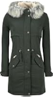 Parka ONLY Femme Avec Fausse Fourrure - Coupe Ajustable, Capuche Amovible - Imperméable Et Chaud - Plusieurs Coloris