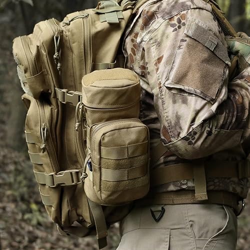 WYNEX Molle Water Bottle Holder, Tactical Water Bottle Carrier Bag