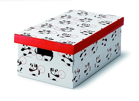 Voila Wardrobe Box Cardboard Decoro Panda 51 X 31 X 20 Cm
