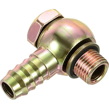 4mm Hose Barb Tail To 1/4" BSP Male Thread Straight Brass Connector Fitting UK E - Foto 6