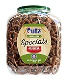 Utz Sourdough Specials Pretzels, 63 oz Barrel | Rich sourdough flavor with a light crunch, great for dipping in chocolate or honey mustard; resealable, zero cholesterol