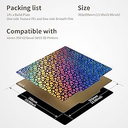 Upgraded Double Sided Textured PEK PEI Sheet for