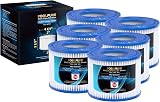 POOLPURE Type VI Filter Replacement for Lay-Z-Spa Bestway 6Pack 7.9cm x 10.5cm