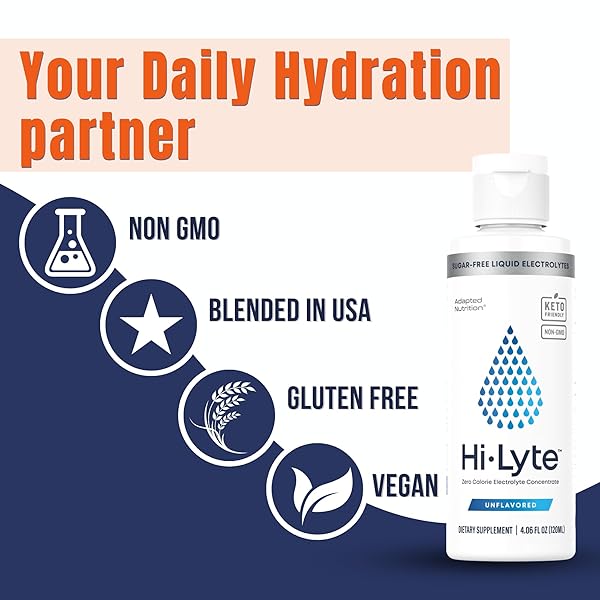 HI-LYTE | | 48 SERVINGS | PERFORMANCE, FASTING, MINERAL DROPS | ELECTROLYTE SUPPLEMENT FOR IMMUNE SUPPORT AND RAPID HYDRATION | NO CALORIES NO SUGAR | 20%+ MORE POTASSIUM, MAGNESIUM & ZINC