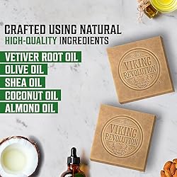 Viking Revolution Vetiver Natural Soap for Men