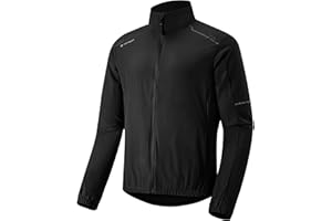 H HOT SUIT HOTSUIT Cycling Rain Jacket for Men Breathable Running Jacket Waterproof Biking Windbreaker