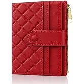Womens Wallet, RFID Small Slim Wallets for Women, Leather Ladies Purse | Womens Wallet, Compact Credit Card Holder, Cute Leather Bifold Ladies Purse with Zipper Coin Pocket and ID Window