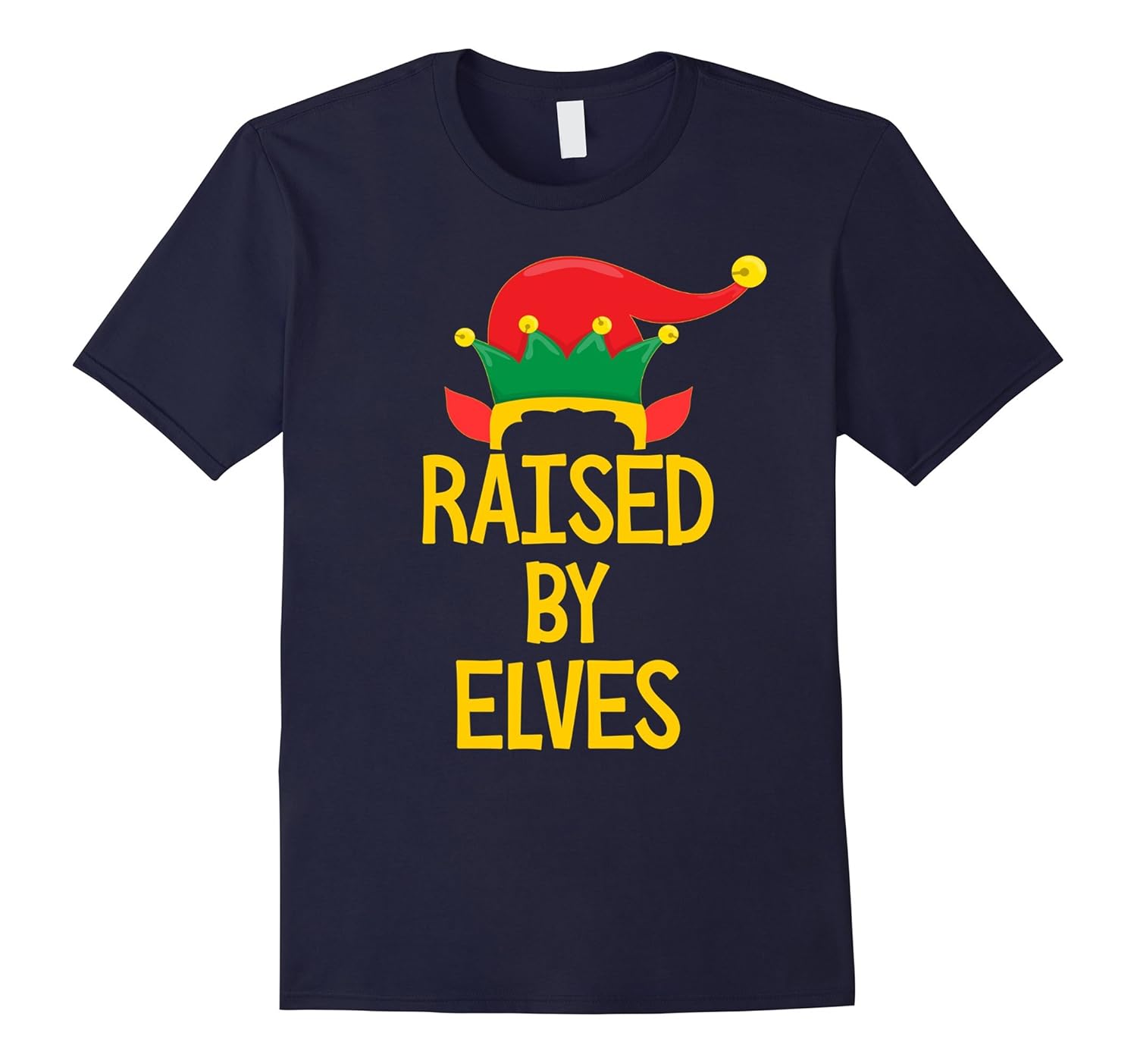 Raised by Elves Funny Christmas T-Shirt Matching Family Tees-ANZ