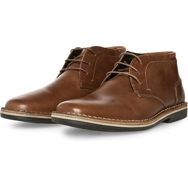 Steve Madden Men\'s Fresco Leather Chukka Boots 7M NEW! Steve Madden Fresco Brown Chukka Men main image 2