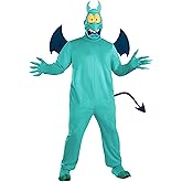 Plus Size Disney Hercules Panic Costume | Jumpsuit with Hood, Gloves, Mask, Wings and Shoe Covers for Halloween
