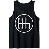 Detroit Michigan Motor City Pride Vintage Tank Top
