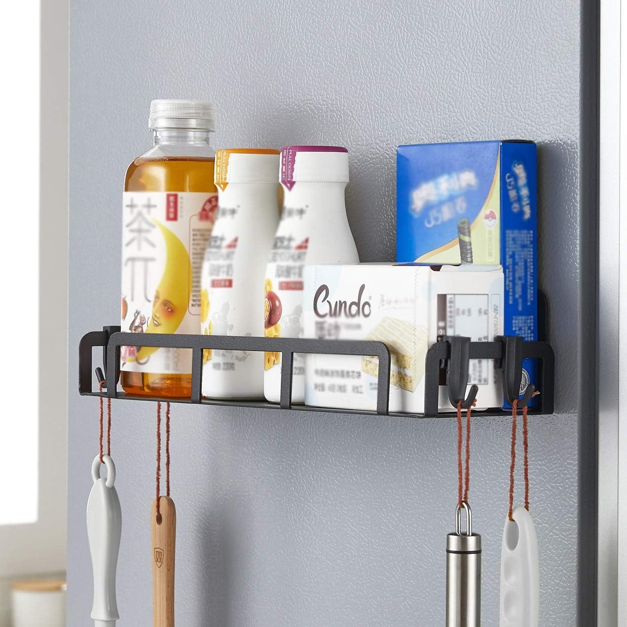 SOSMAR Kühlschrank Regal Magnetisch Gewürzregal 30,5cm groß- Stilvolles