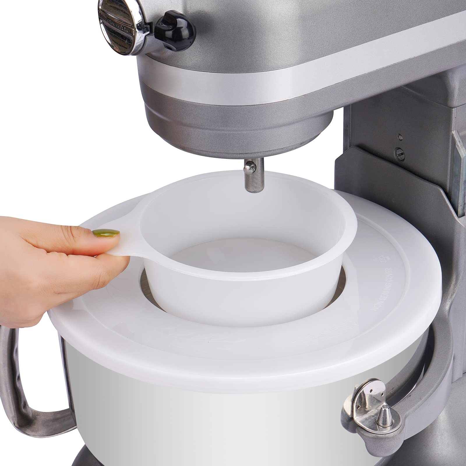 2 Pack Mixers Bowl Covers for KitchenAid 6 Quart Bowl-Lift Stand Mixers, Mixer Lid Fits Bowl-Lift Models KV25G and KP26M1X