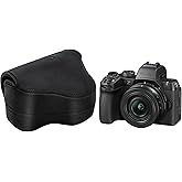 KIWIFOTOS Neoprene DSLR Camera Sleeve Case Compatible with Canon EOS R7 R10 45mm Lens Nikon Z6III Z50II Mirrorless Camera up to 5.1 x 2.9 x 3.9 Wear Resistance