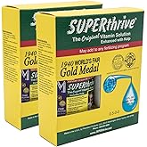 SUPERthrive Vitamin Solution, Liquid Concentrate, 4 fl oz, 2-Pack | 0.5-0-0 formula with kelp extract. For indoor/outdoor plants, houseplants, trees. Reduces shock, even for large trees.