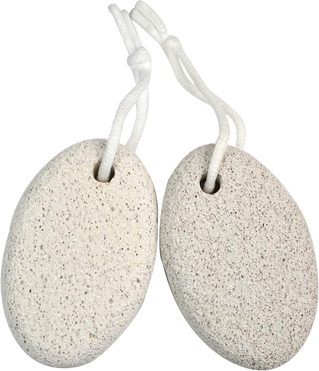 DEELING STYLE 2 Pack Foot Pumice Stone for Feet Hard Skin Callus Remover and Scrubber