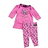 John Deere Baby Stuff John Deere Baby Swing Dress and Flowered Legging Set Pink