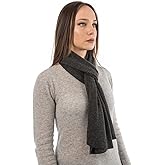 Dalle Piane Cashmere - 100% Cashmere Classic Scarf - Made in Italy - Neck Warmer (12" x 63") - Luxury Gift