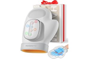 Hand Massager with Heat and Compression,Wireless Wrist Finger Hand Massage,3-in-1 Electric Cordless Portable Vibrating Gloves