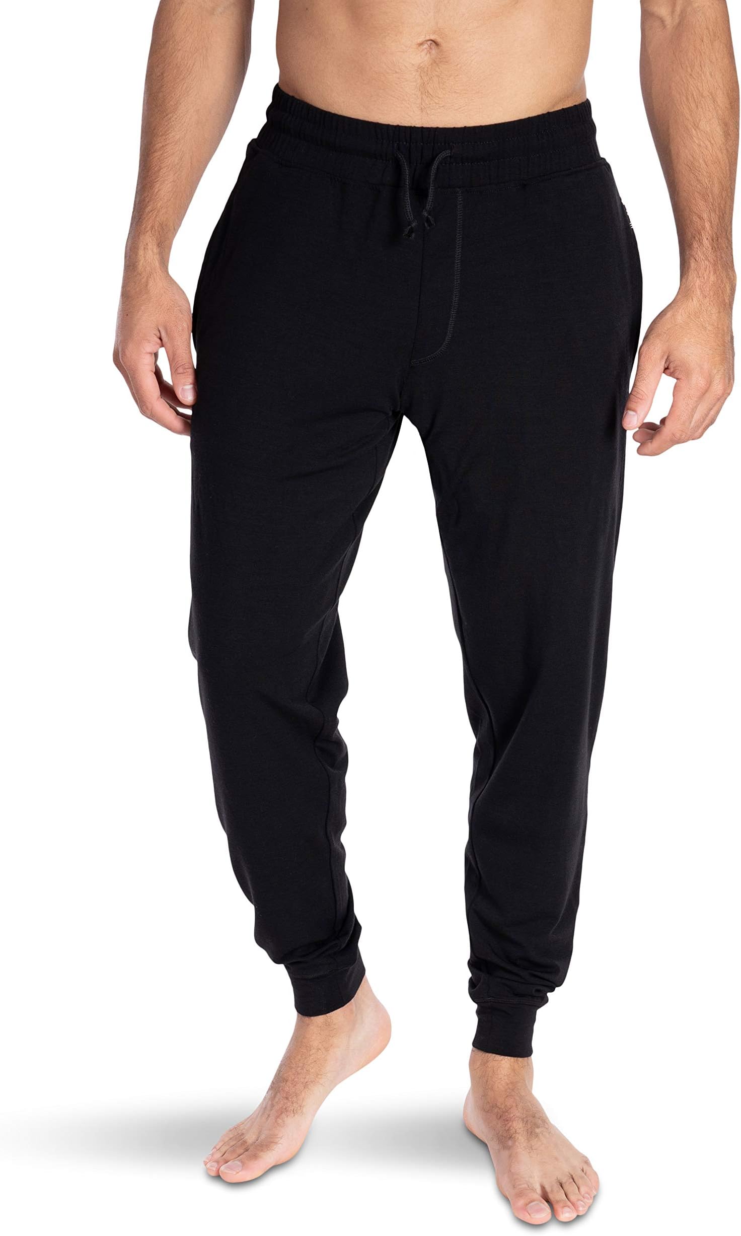 Woolly Clothing Men's Merino Wool Jogger Sweatpant - Wicking Breathable Anti-Odor