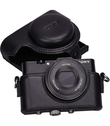 Amazon.com : Sony Premium Jacket Case (LCJRXK/B) for RX100 Series