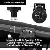 NXIEBFEK Garden Swing Plastic Fittings 2Pcs Canopy Replacement Parts view 3