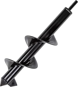 Stockyfy Auger Drill Bit for Planting, Garden Auger, 3”x 12” Garden Auger Spiral Drill Bit., Earth Auger Bit, Post Hole Digger for 3/8" Garden Tool