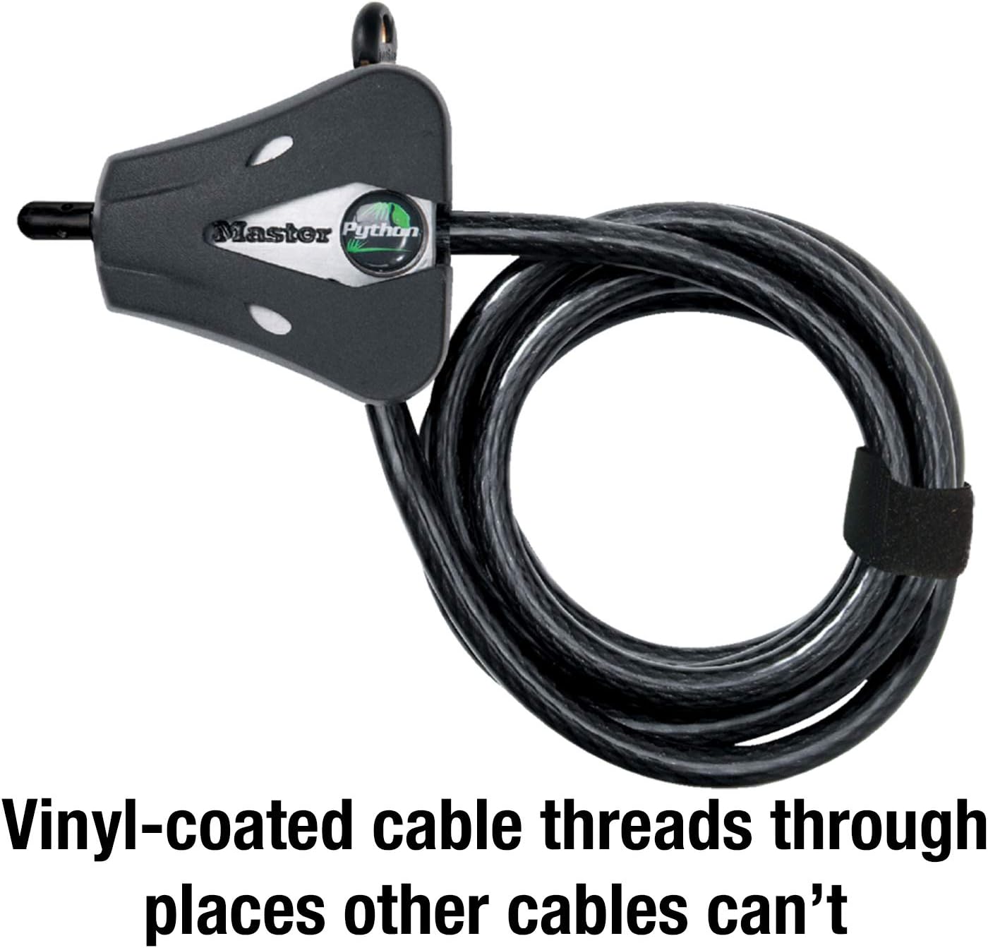 Master Lock 8418D Python Keyed Cable Lock, 6 Ft. Long, Black: Home Improvement