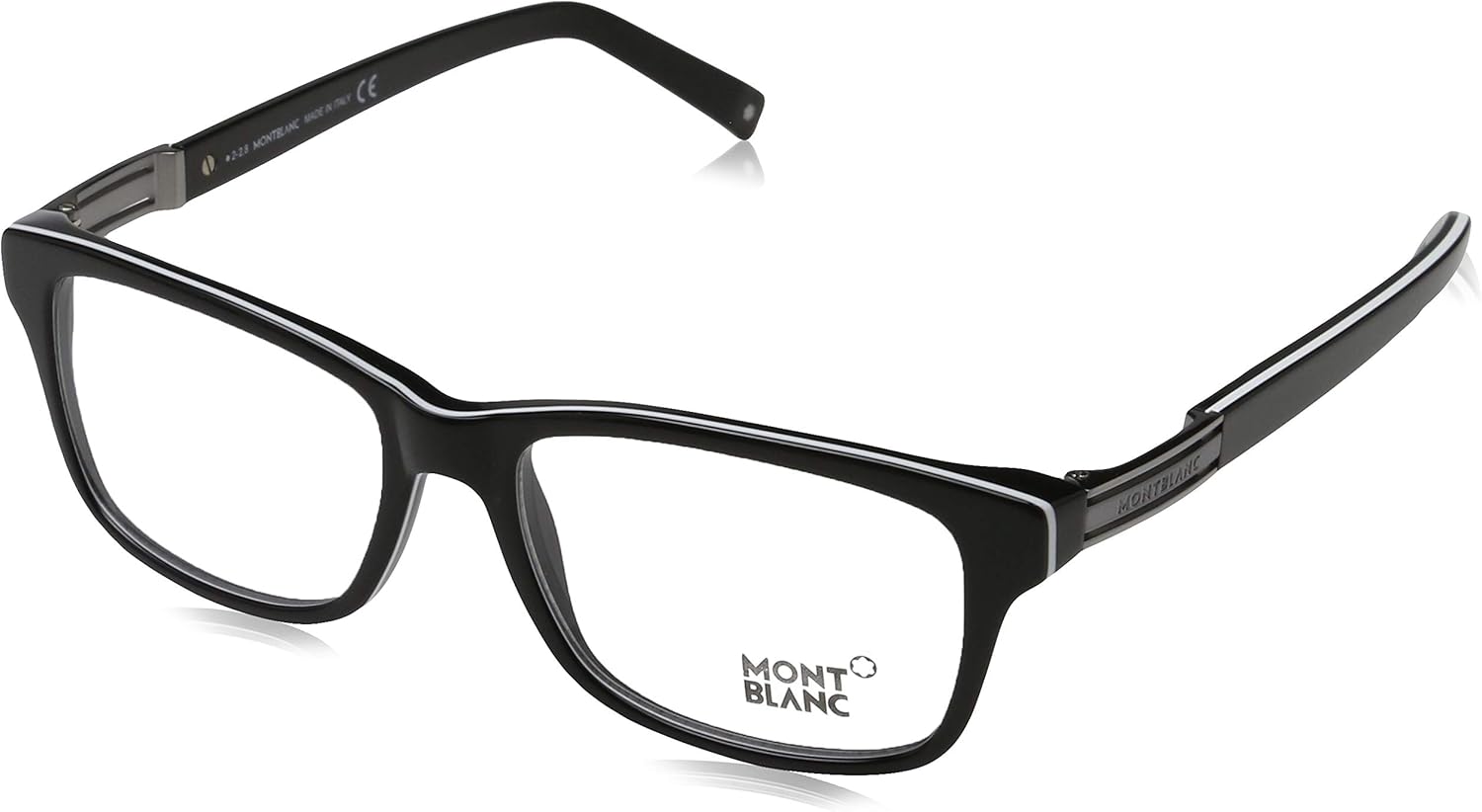 Montblanc MB0383 Eyeglass Frames Frame 001, Size 52 MB038352001 Amazon.ca Watches