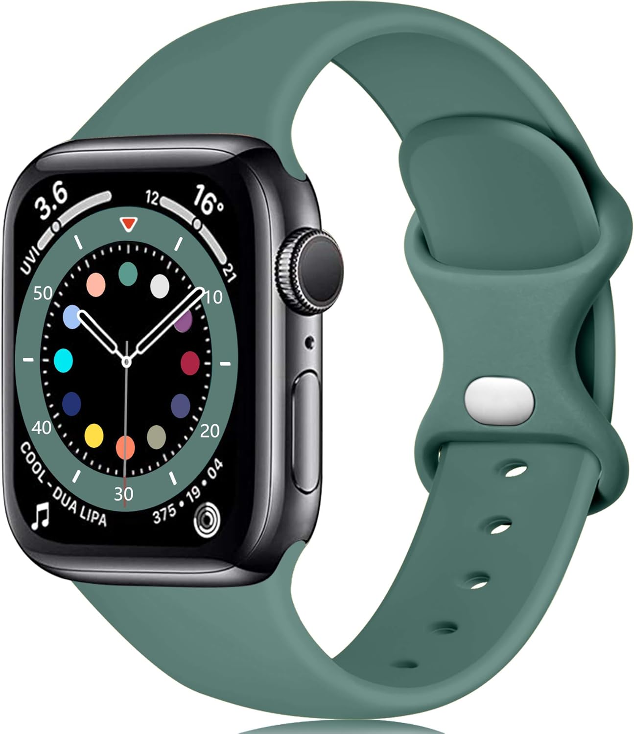 Epova Silicone Strap Compatible with Apple Watch Strap 40mm 38mm 41mm 42mm
