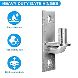 Wall Mount Gate Hinge, Gate Hinges Heavy Duty for