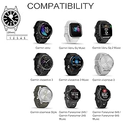 Vanjua Nylon Bands Compatible with Garmin Venu 2