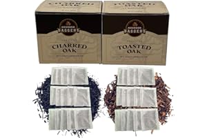 Bourbon Baggers - 2 Box Set (30 Count) - 100% Toasted and Charred Oak - Barrel Finish Bourbon, Whiskey, Tequila, Rum, or Wine in Minutes