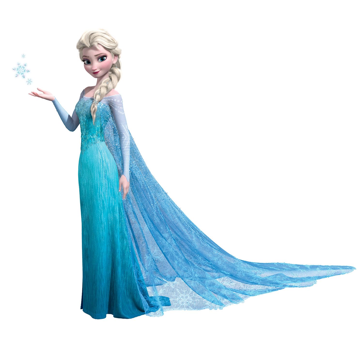 Joy Toy 23710 Disney Frozen Elsa Giant Wall Decal Sheet Sticker in Blister Pack