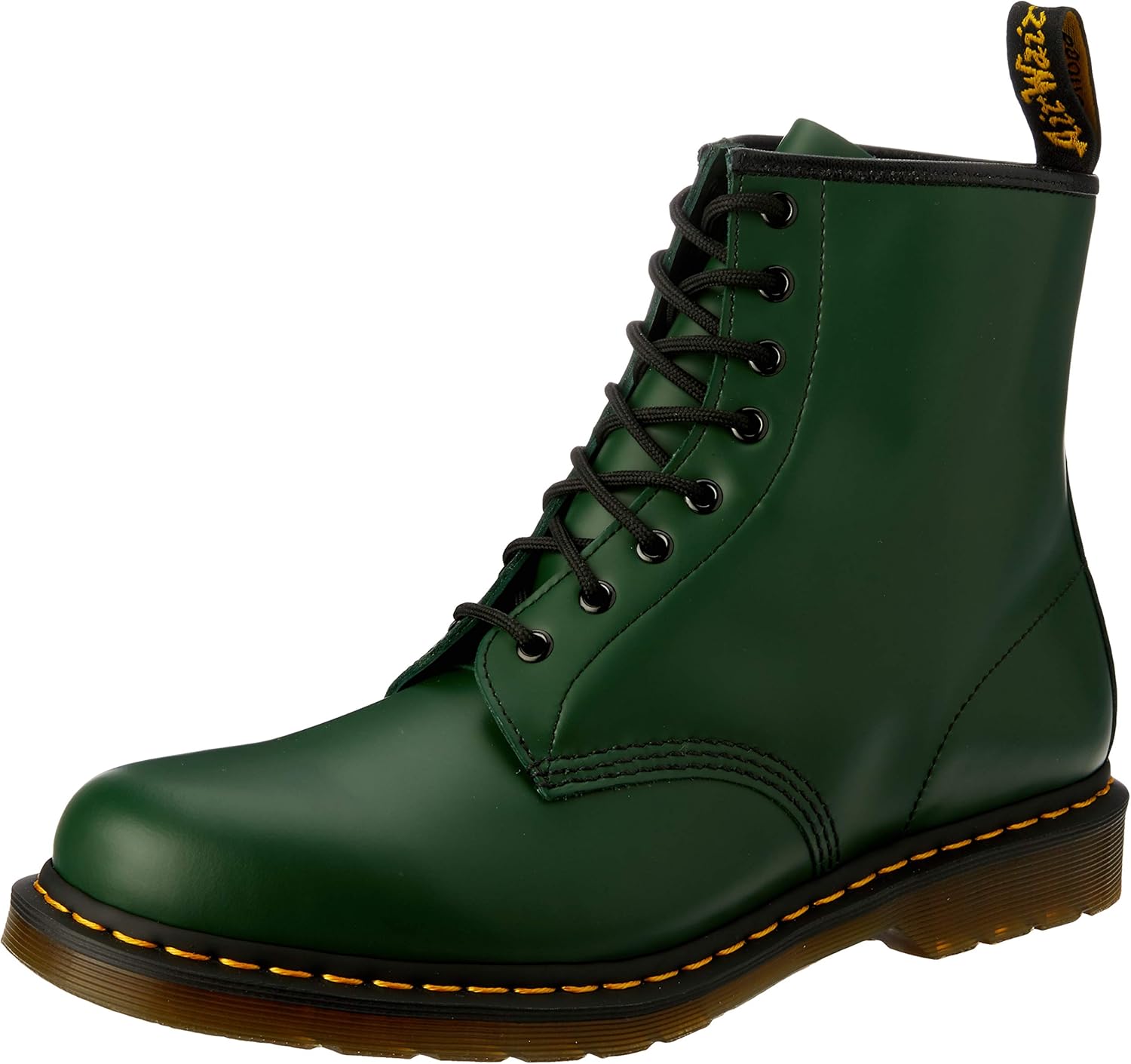 dr martens green smooth