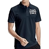 Xiovio Customize® Custom Men's Polo Shirts Golf Jersey Tees | Front·Back Print, Embroidery Personalized with Text & Logo