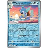 Pokemon - Wartortle 008/165 - Pokemon 151 - Reverse Foil - Single Card