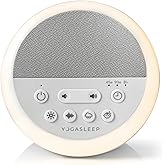 Yogasleep Nod White Noise Sound Machine, With Soft Night Light & Sleep Timer, 20 Sound Options Including Lullabies, Nature & 