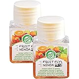 Super Ninja - Fruit Ninja ✓ Fruit Fly Trap ✓ 2-Pack ✓ Highly Effective Ecological Fruit Fly Traps Indoor ✓ Environmentally Re
