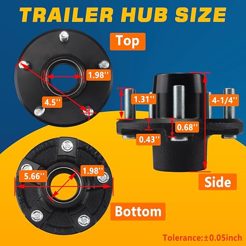 4x8 Trailer Kit A.A Adjustable Channel Mount Hardware Kit For Trailer ...