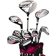 Powerbilt Pro Power Complete Golf Set for Petite, Standard & Tall Women with Stand Bag, Right and Left Handed