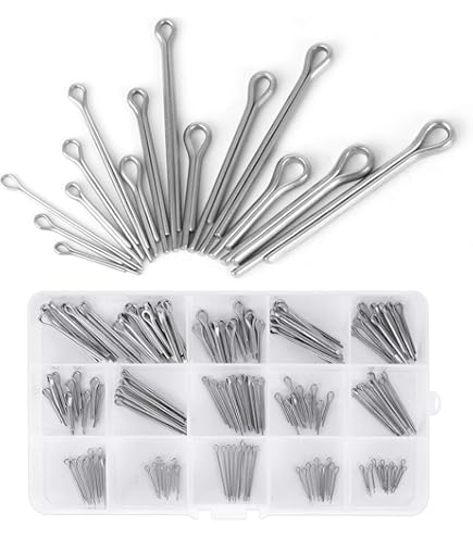 Uxcell Split Cotter Pin, 3x50mm 316 Stainless Steel Clip Fastener Fitting Silver 5pack - View #7