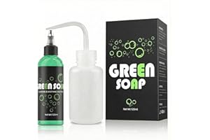 ZUFIO GreenTattoo Soap 4OZ with Foaming Bottle 120ml, Tattoo Supplies for Tattoos Piercings, Clean Skin Equipment