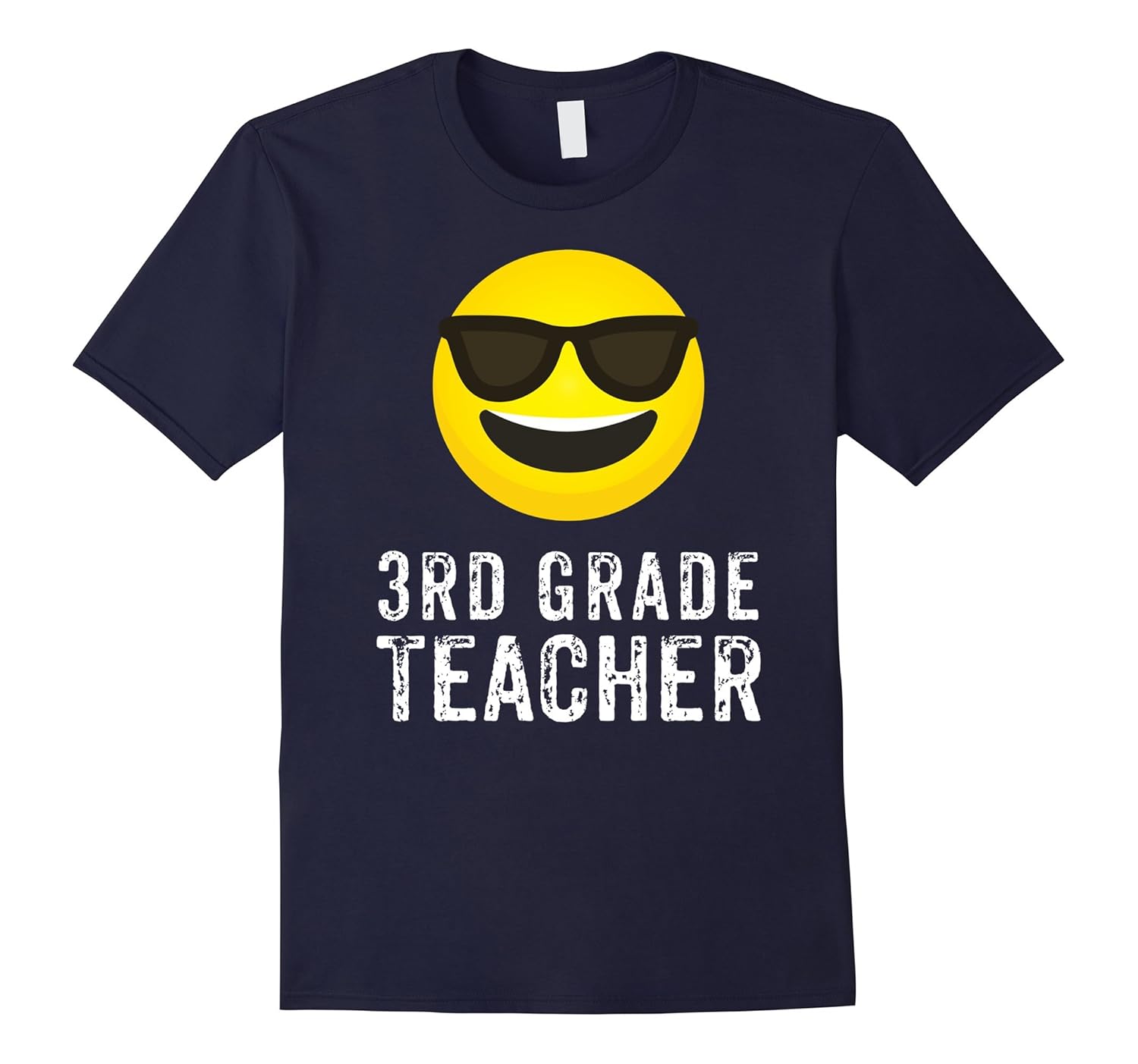 Third Grade Teacher Shirt - Cool Emoji 3rd Grade Teacher Tee-ANZ