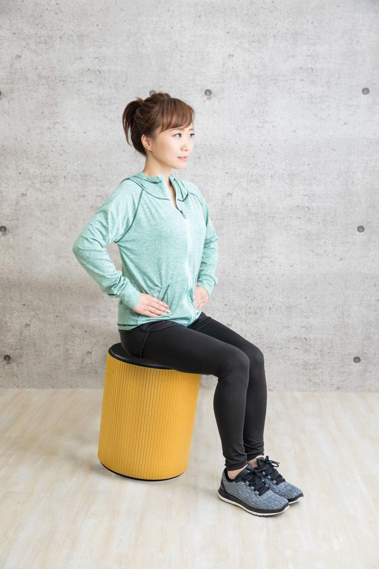 Balance 1 Wobble Fitness Chair - Wobble Stool-Balance Training- Yoga Wheel- Foam Roller