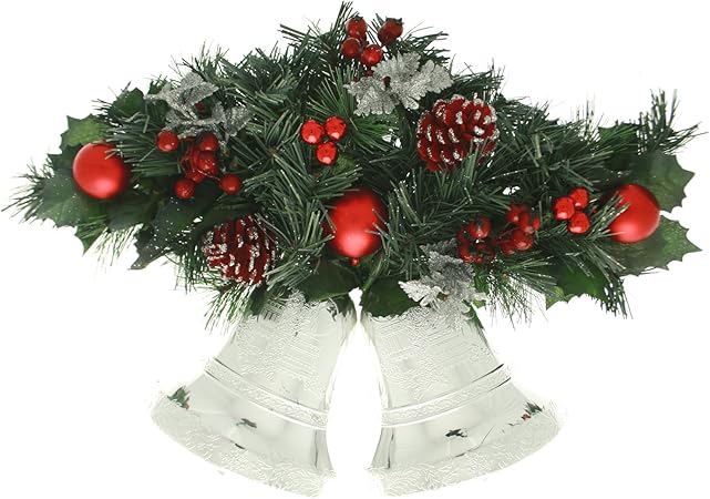 Addobbi Natalizi Amazon.Werchristmas Campanelle Decorate Da Parete Porta Per Addobbi Natalizi Effetto Ghiaccio Dimensioni 30 Cm Amazon It Casa E Cucina