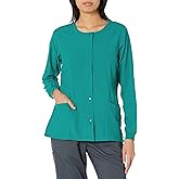 WonderWink W123 Women’s Crew Neck Warm-Up Jacket — Hunter, Small